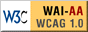 Logo de certificación de conformidade co W3C nivel AA