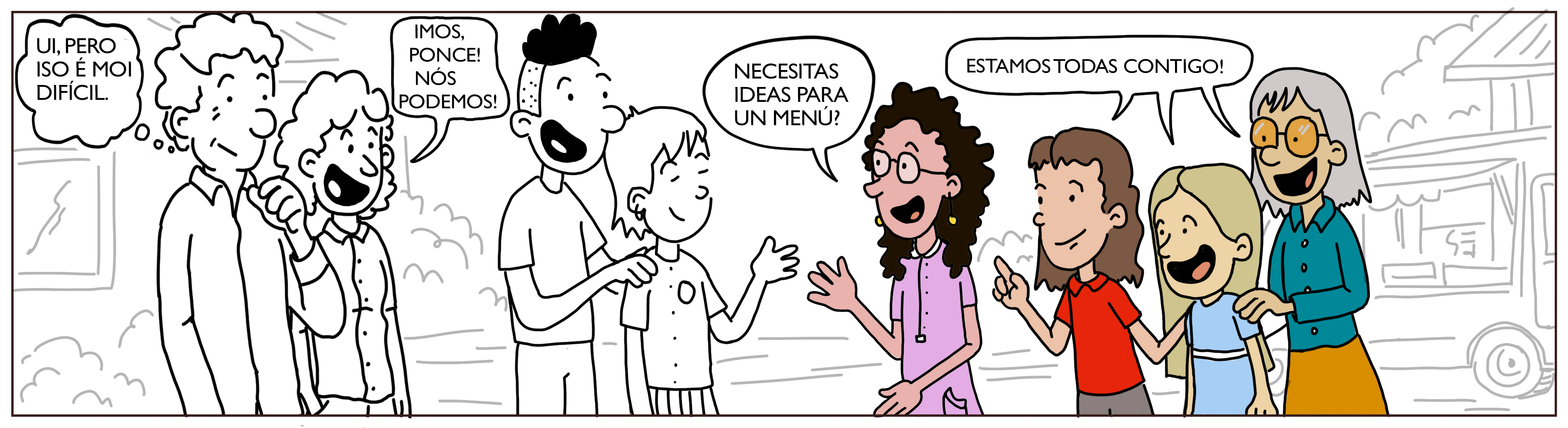 Regina e Ramón en: A food truck dos teus soños